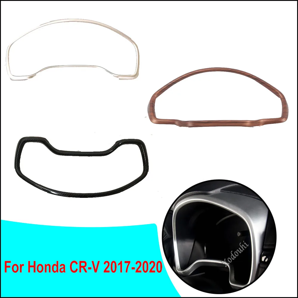 

Car Garnish Detector Dashboard Meter Instrument Panel Gauge Frame Trim Stick Hood For Honda CRV CR-V 2017 2018 2019 2020 2021