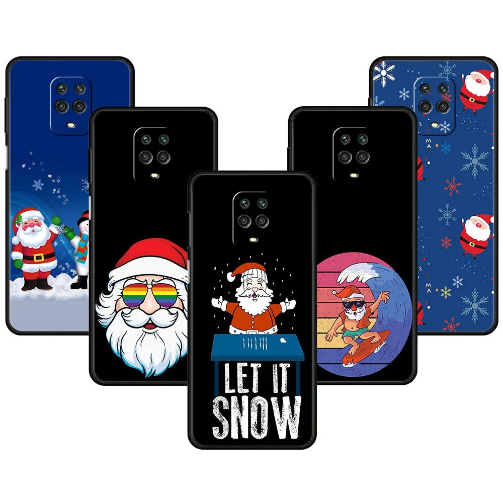 

Christmas Santa Claus Full Lens Protection Case For Redmi Note 11 10 9 8 8T 9T 9S Pro 9C 9A 10C K40 K40S K50 Shell