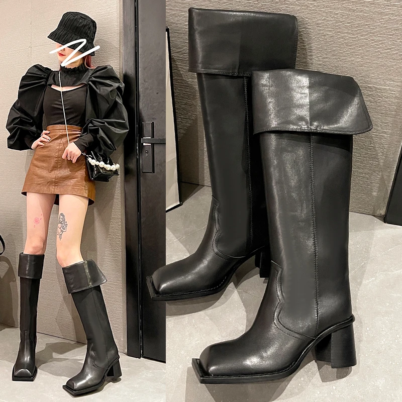 

2022 Women's Warm Comfortable Non-Slip Waterproof Fashion High Heels