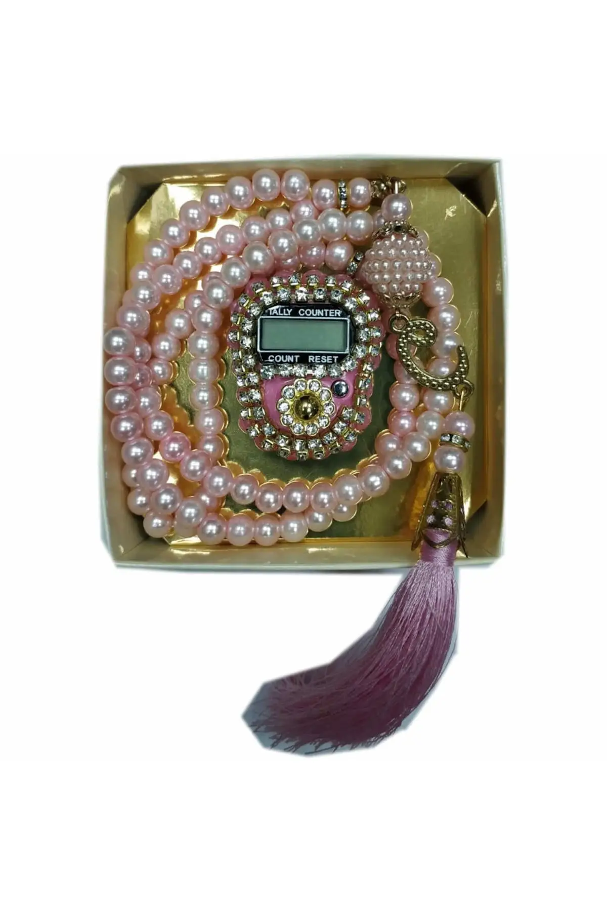 

Boxed Luxury Zikirmatic Pearl Rosary Set Light Pink Other Accessory