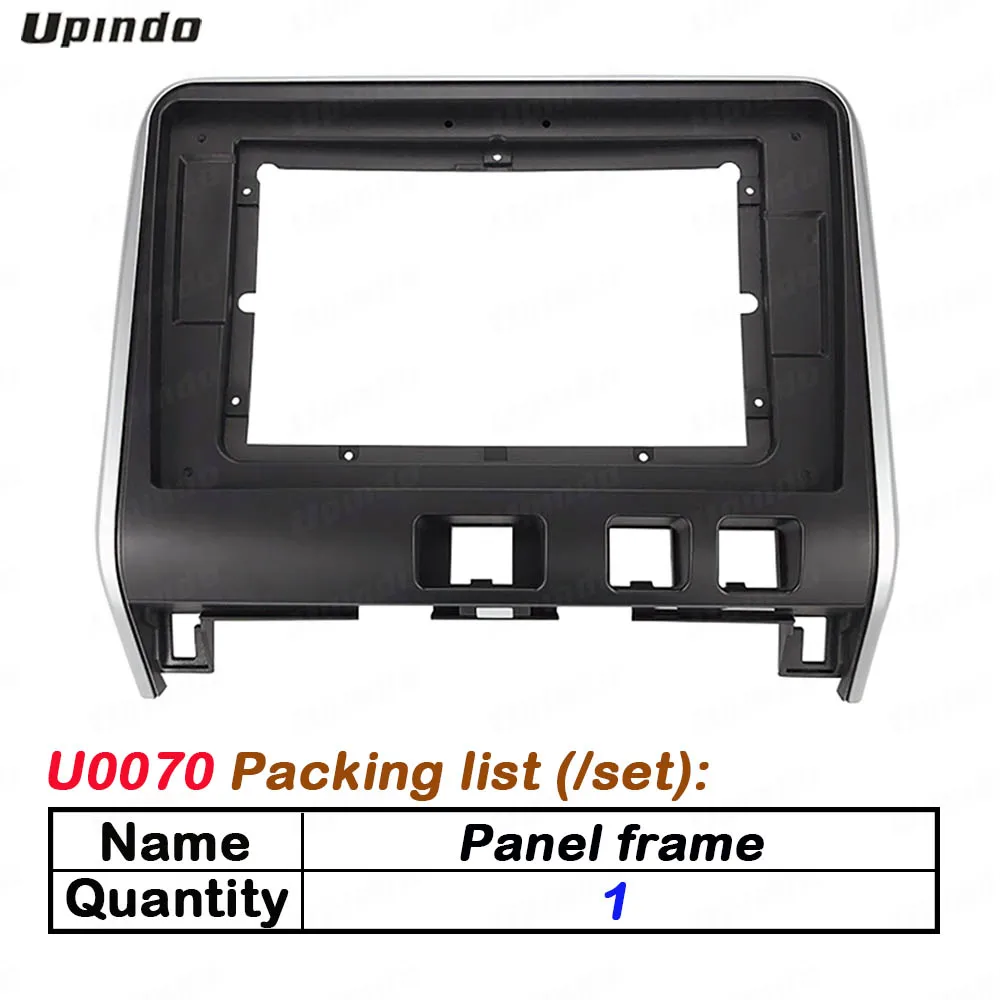 2 Din 10 1 дюймовый автомобильный радиоприемник рамка для установки DVD GPS Mp5 ABS PC