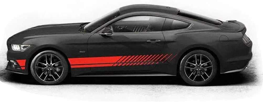 

1PCS Universal Sports Racing Stripe Graphic Stickers and Decals for Truck Auto Car Body Side Door Cool Car Decal Decoration