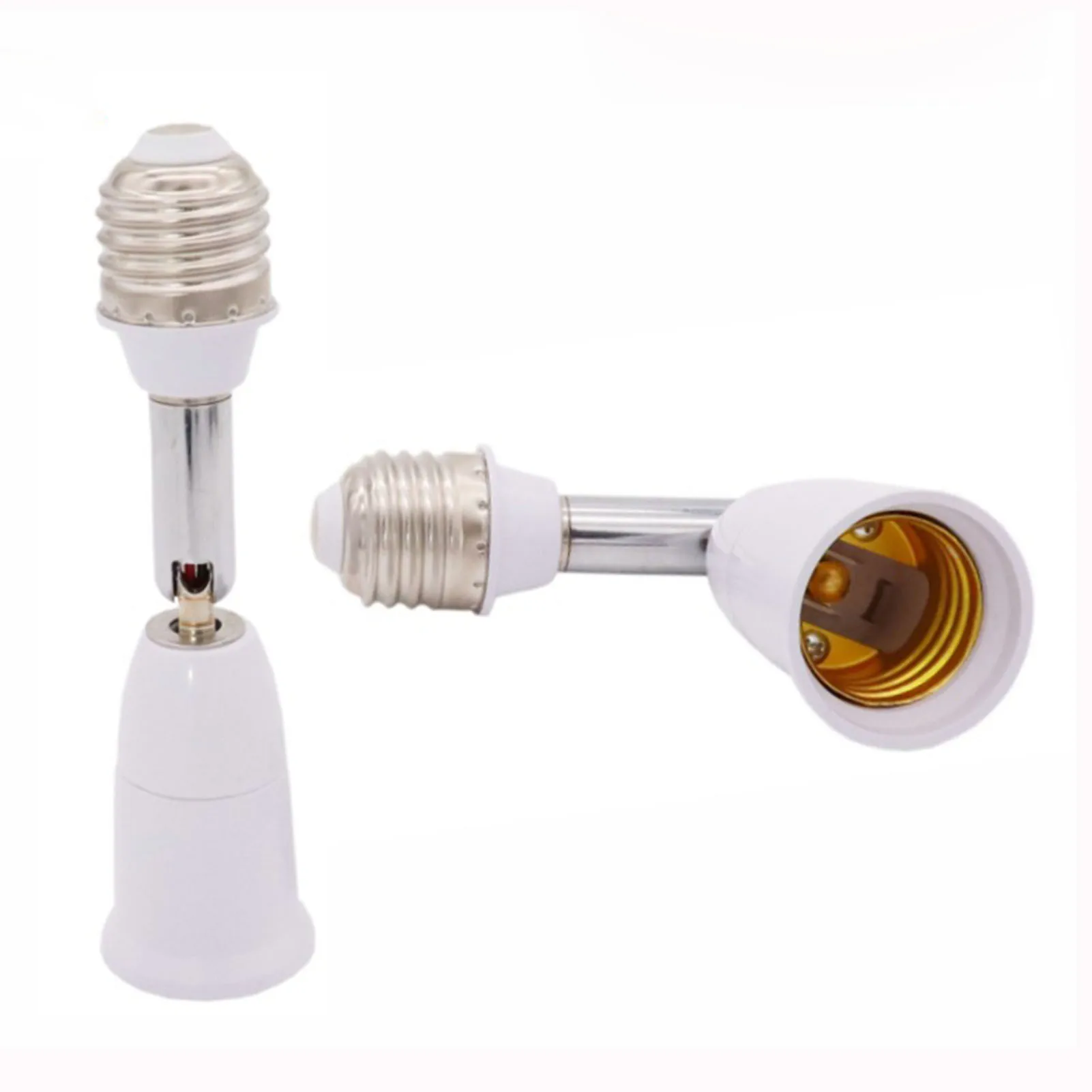 

Light Bulb Socket Converter 4.5 Inch Extension 100V - 250V Bulb Converter for Indoor Lighting Living Room Bedroom
