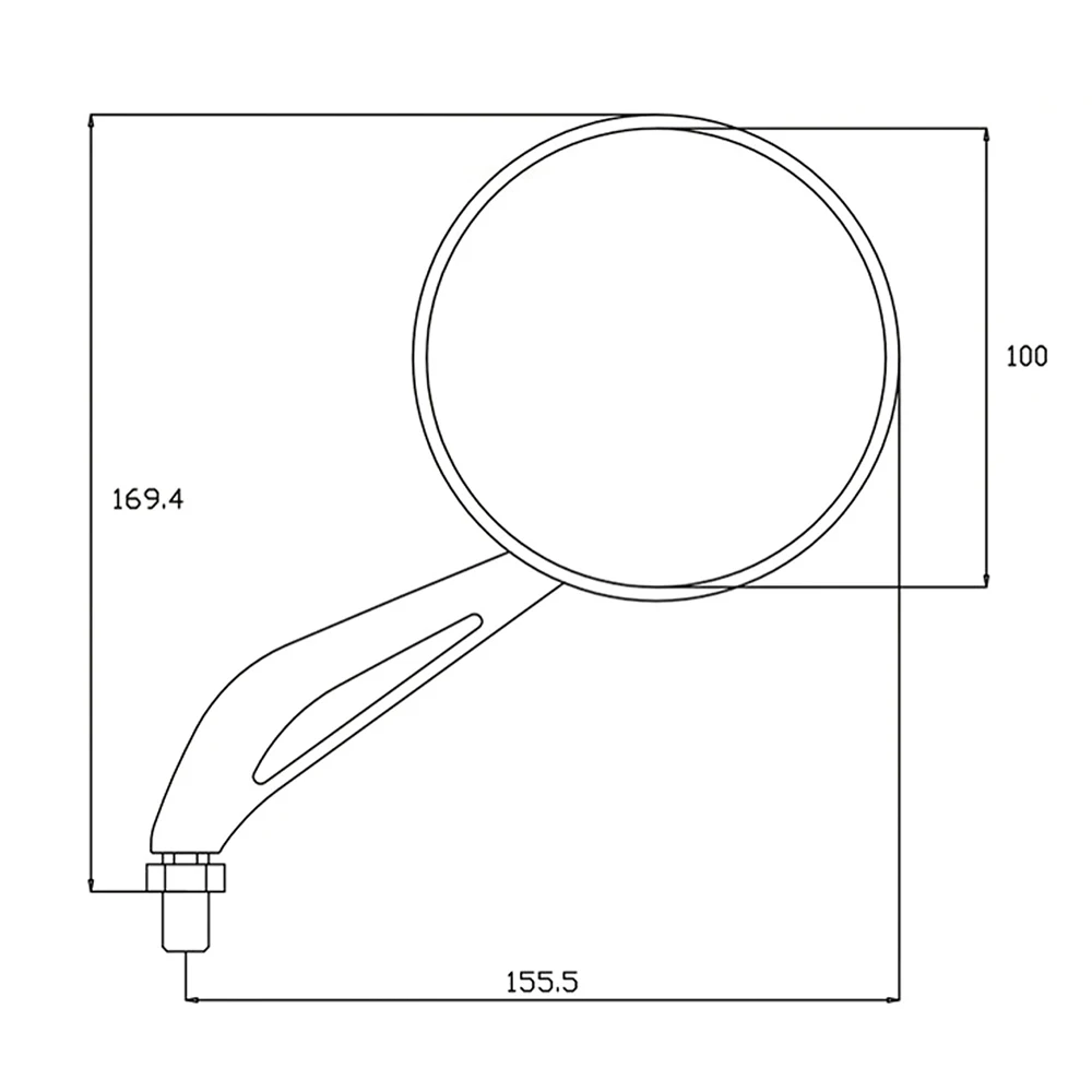 Мотоциклетные аксессуары алюминиевая ручка на руль для зеркала заднего вида