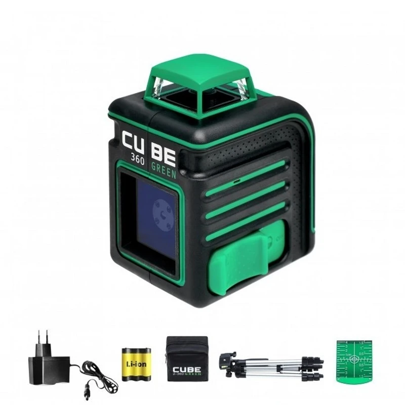 Уровень лазерный автоматический ADA Cube 360 Green Professional Edition (Горизонтальная линия 360°