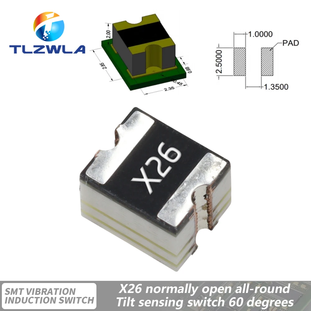 

10 шт. SMD индукционные переключатели вибрации/наклона TLZWLA X8 X23 X24 X26 X160 X200 X3228
