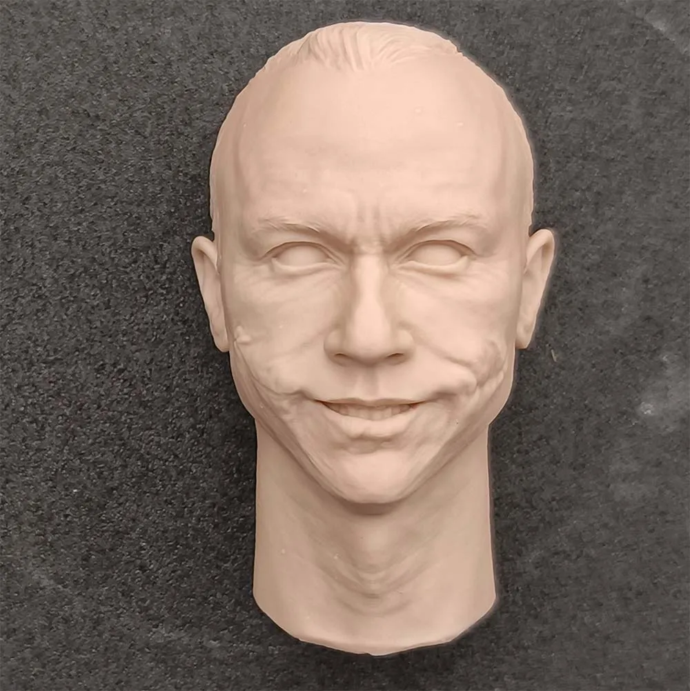 

1/6 мужской солдат Heath Ledger, Неокрашенная голова, скульптура, модель, аксессуары, подходит для 12 дюймов, экшн-фигурки, тело