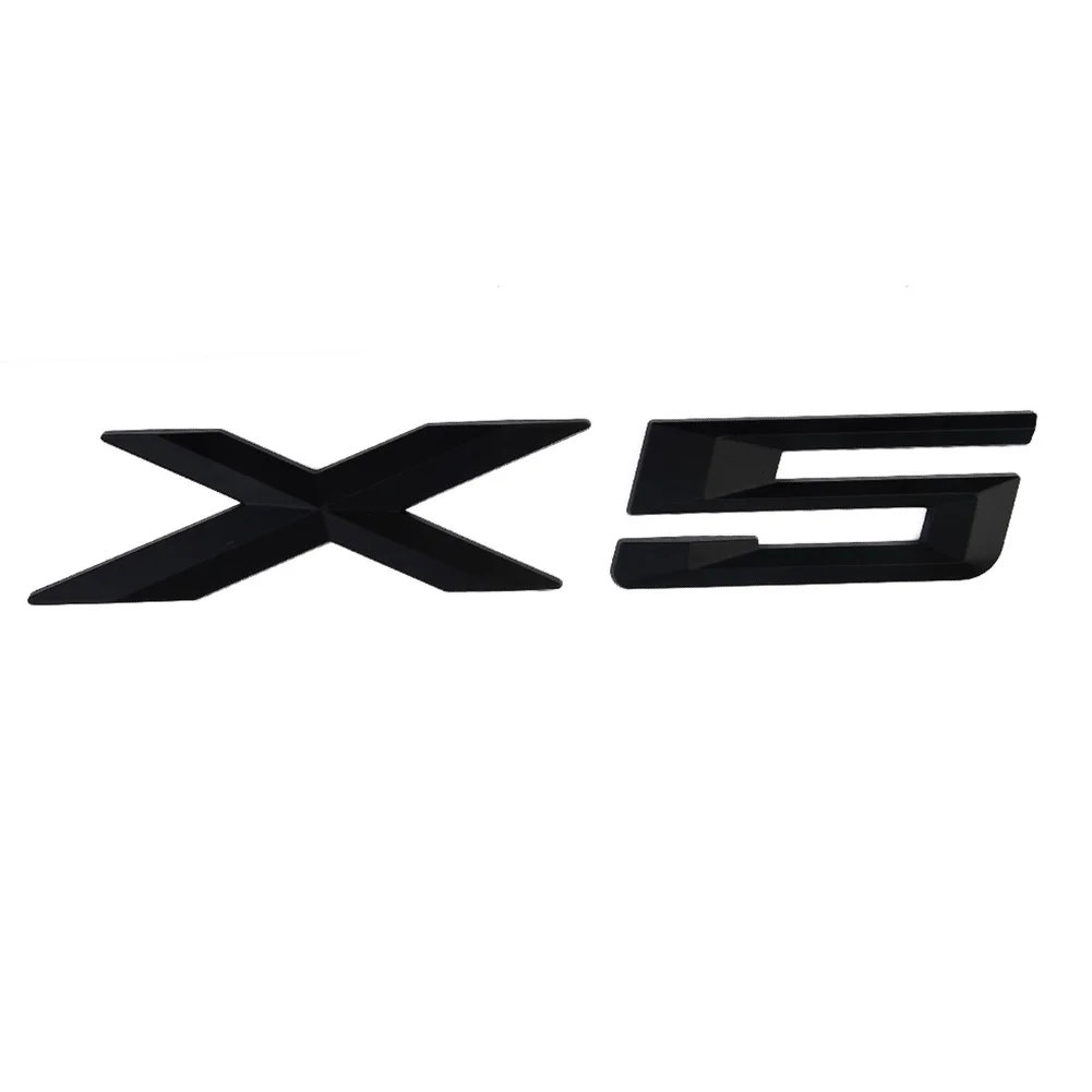 

Автомобильная эмблема задний значок наклейка для BMW X 5 E70 ‎ E53 ‎ F15 X5 Эмблема для багажника задняя наклейка черная