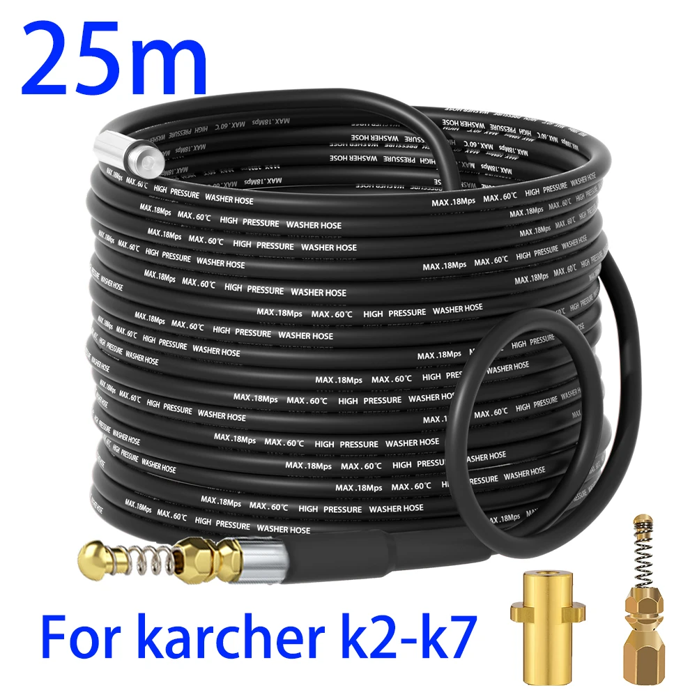 

Шланг для мойки высокого давления Kaikarai 6M/10M/15M/20M/25M