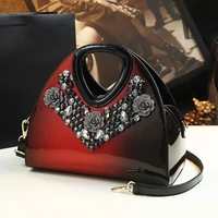 2022 new luxury fashion diamond women handbag female dumpling bag genuine leather tote bag ladies party shoulder messenger bags