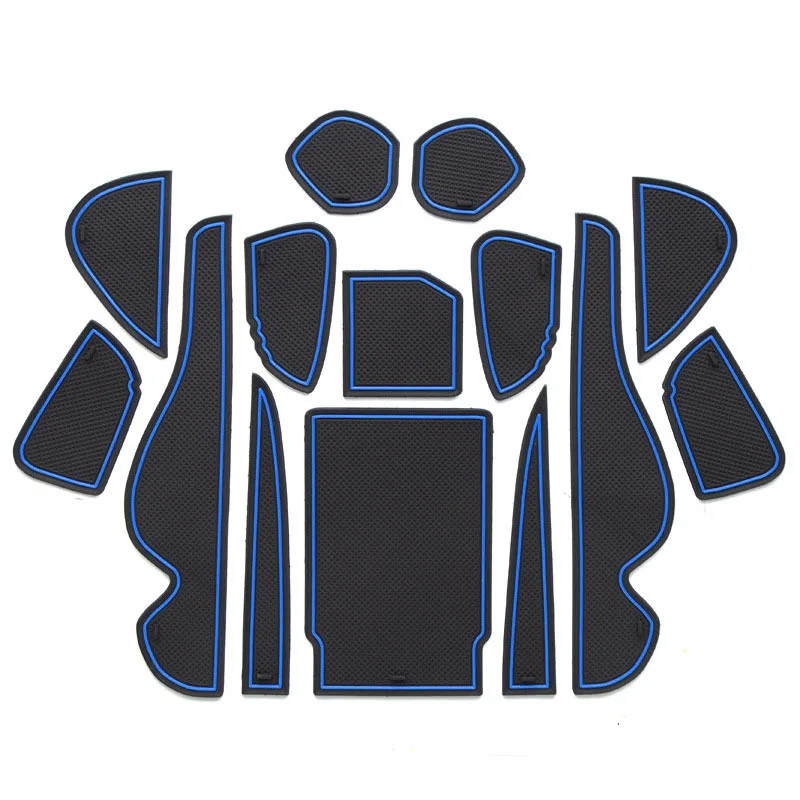 

Коврик с отделением для ворот для Toyota Harrier 60 XU60 2014 2015 2016, нескользящий латексный держатель для чашки, коврик, аксессуары для интерьера, декоративные аксессуары