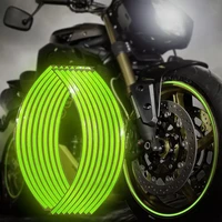 2021 hot sale 12 14 18 motorcycle sticker moto strips reflective wheel rim for motorbike scooter