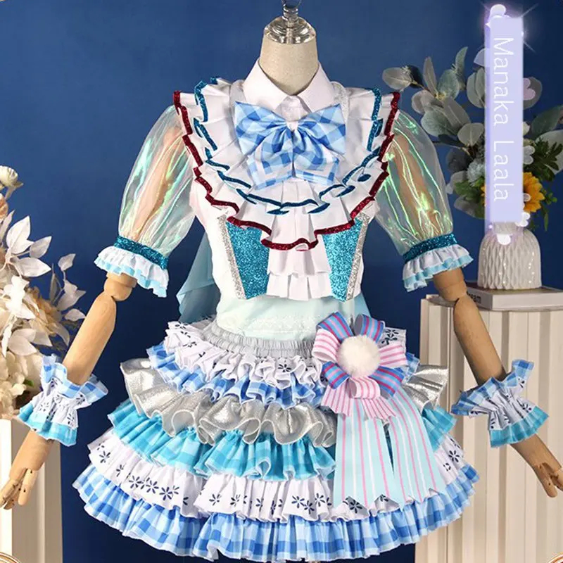 Аниме Manaka Laala костюмы для косплея игровые ролевые Hojo Sophy Cos униформа Minami Mirei платье