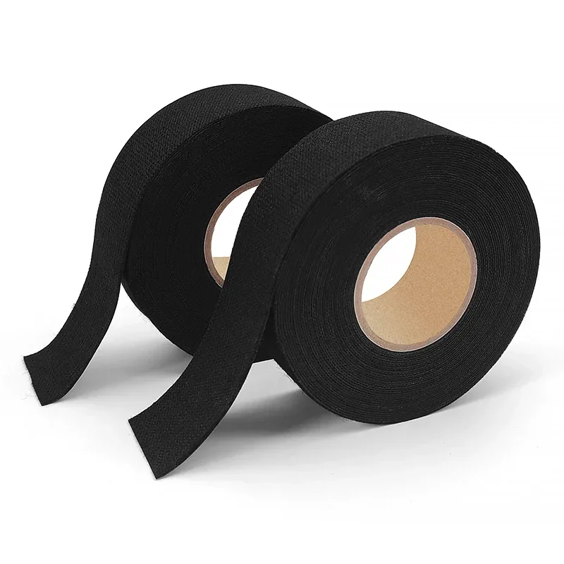Ширина 9 мм 19 25 32 самоклеящаяся тканевая лента изоляционная термостойкая
