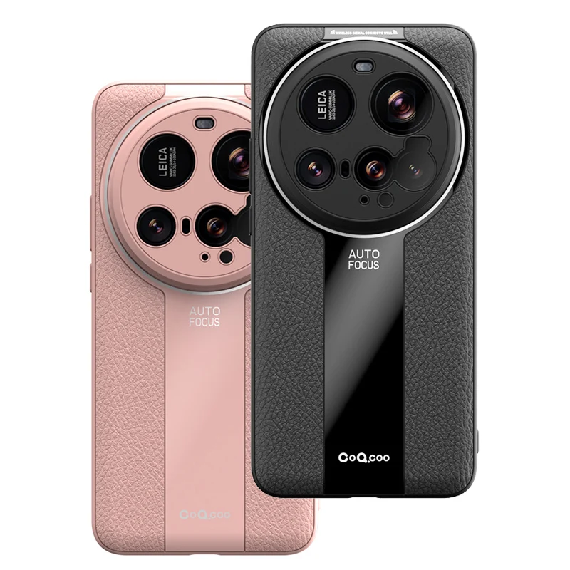 Чехол для Xiaomi 15 Ultra ELVEV, роскошный кожаный чехол Lichi + мягкий ТПУ, ультратонкий защитный матовый чехол для телефона (art.: 3920cd36a7c6c) - 3920cd36a7c6c