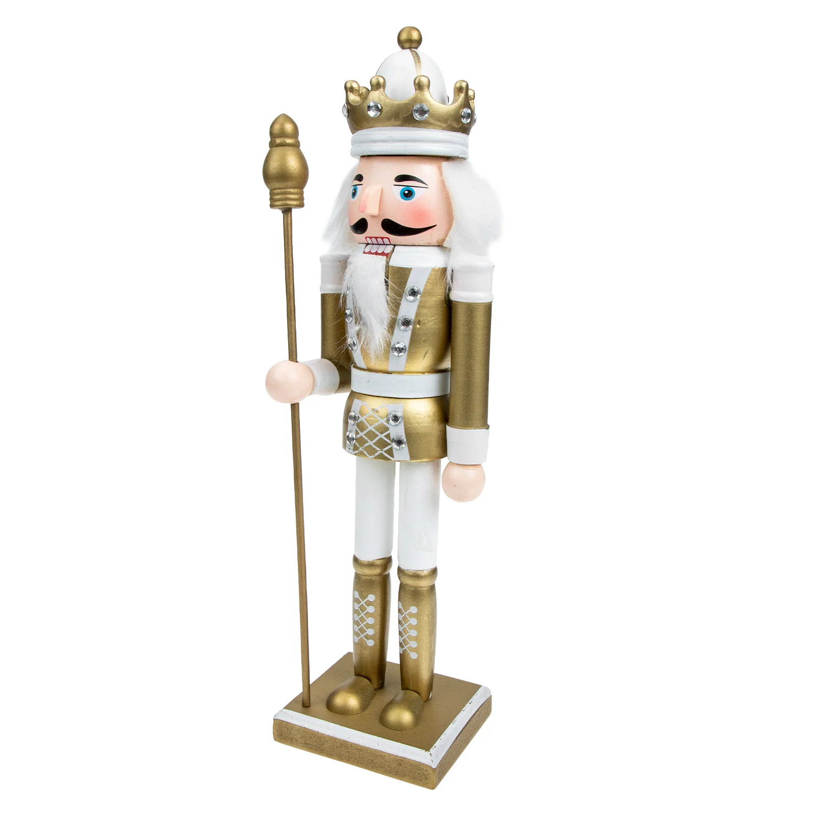 

Nutcracker Christmas Nutcrackers Wood Xmas Wooden Desktop Soldier Ornament Decor Decoration Figures Puppet Craft Figurine Figure