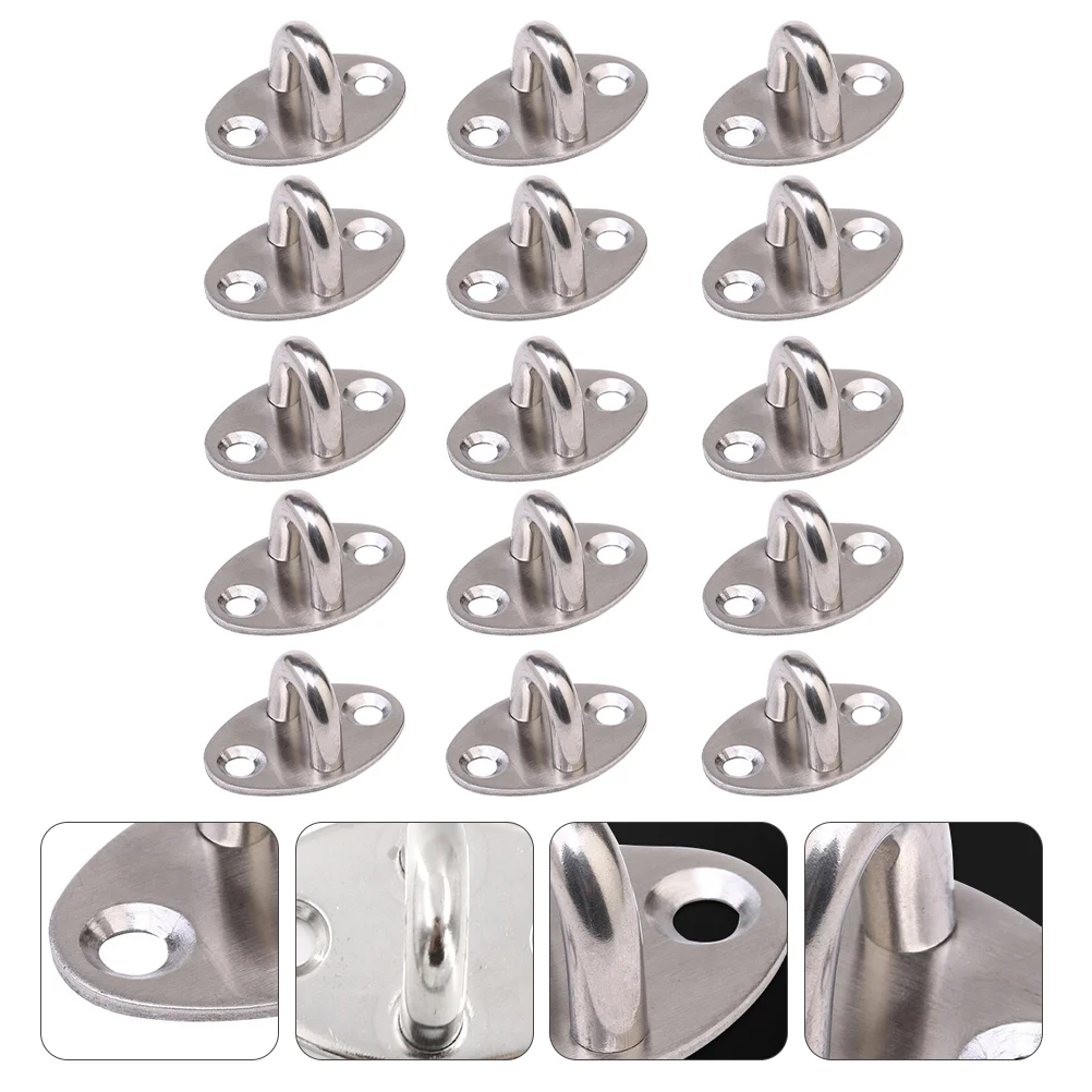 

Hook Ceiling Swing Eye Plate U Ring Staple Boat Hooks Pad Suspension Brackets Marineloop Chair Hanging Kit