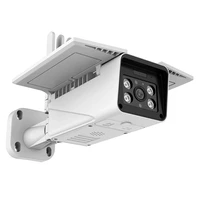 battery operated wireless surveillance 4g ip camera outdoor solar power panel cctv security intercom camera with sim card