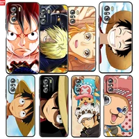 one piece anime boy for xiaomi redmi k50 k40 gaming k30 k20 pro 5g 10x 9t 9c 9a tpu soft silicone black phone case cover capa