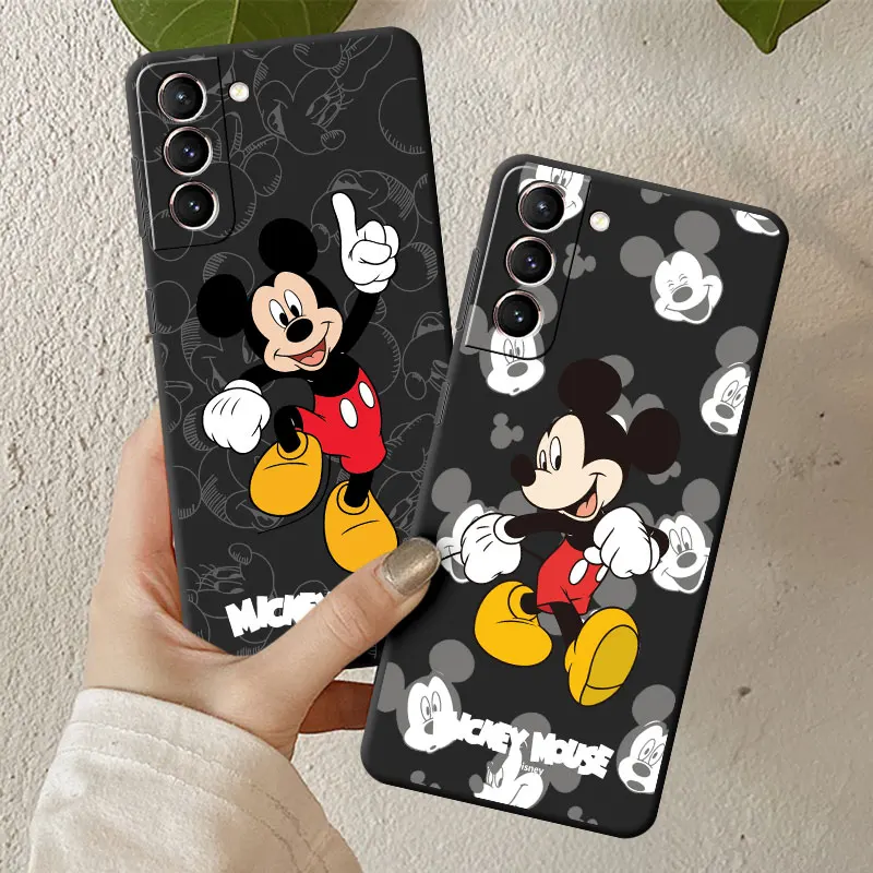 

For Samsung S10e S20 FE 2022 S22 Ultra 5G S10 S8 S21 Plus S9 S7 Coque Minnie Mickey Mouse Illustration Mobilephone