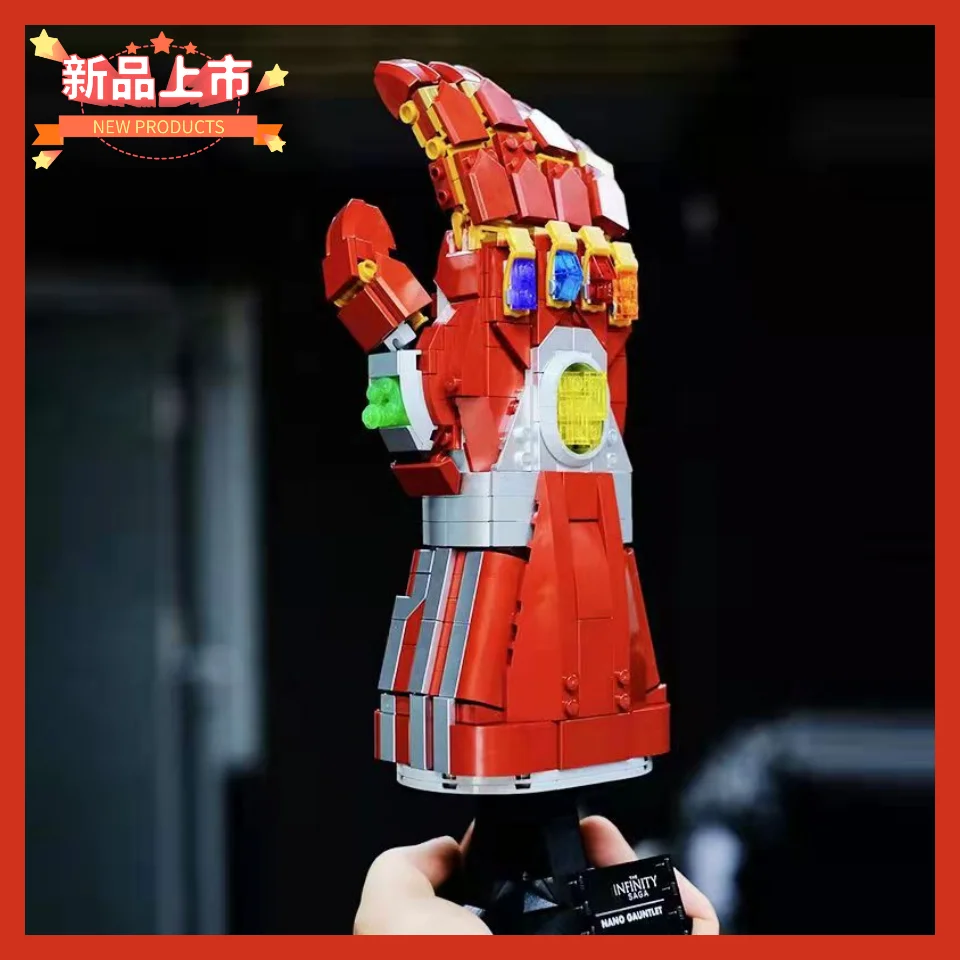 

Avenger Superhero Groot Iron Man Anime Compatible 76217 Large Grain Building Block Kids' Educational Toy Children Christmas Gift
