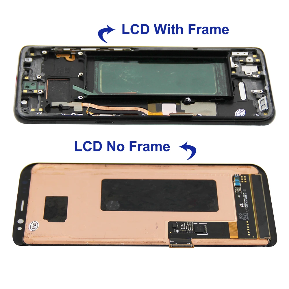 Kup Oryginał Do Samsung Galaxy S8 G950F Wyświetlacz LCD Z Ramką Ekran Dotykowy Digitizer Do Samsung S8 Plus G955F Wyświetlacz Montaż