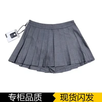 college style tb pleated skirt womens anti light culottes ultra short skirt a line suit material spring and summer