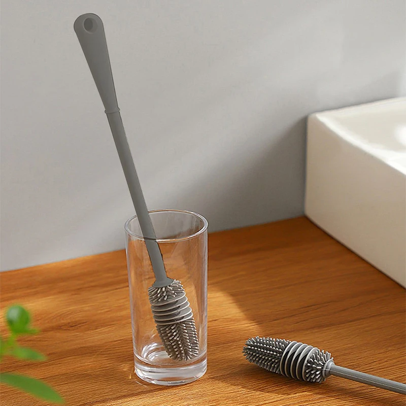 

Brush For Bottles Cup Dish Pot Cleaning Washing Long Handle Glass Milk Cup Bottlebrush Baby Bottles Cleaner Kitchen Accessories