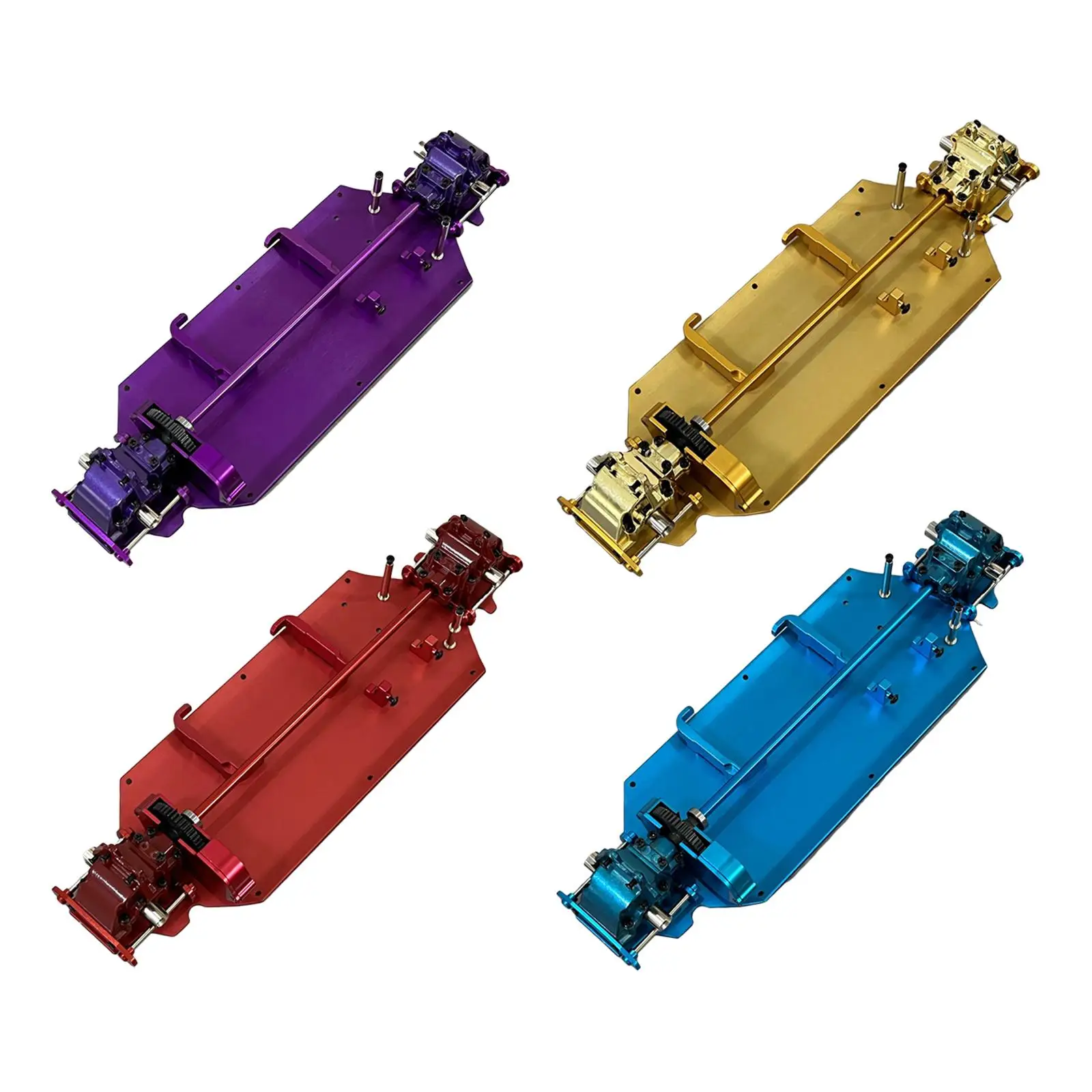 

Upgrade Metal Base Plate, Differential, Gears for Wltoys 124016 124017 124018 124019 1/12 Scale RC Car Replacement Accessory Set