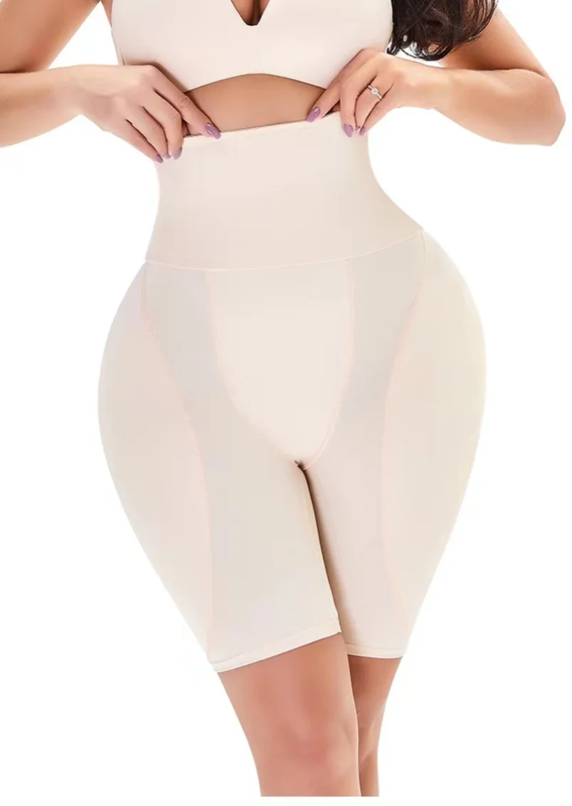 Women Body Shaper Plus Size Shapewear Fake Rich Ass Tummy Control Pad Buttock Enhancer Bum Lifter Hip Filling Panties Push Up