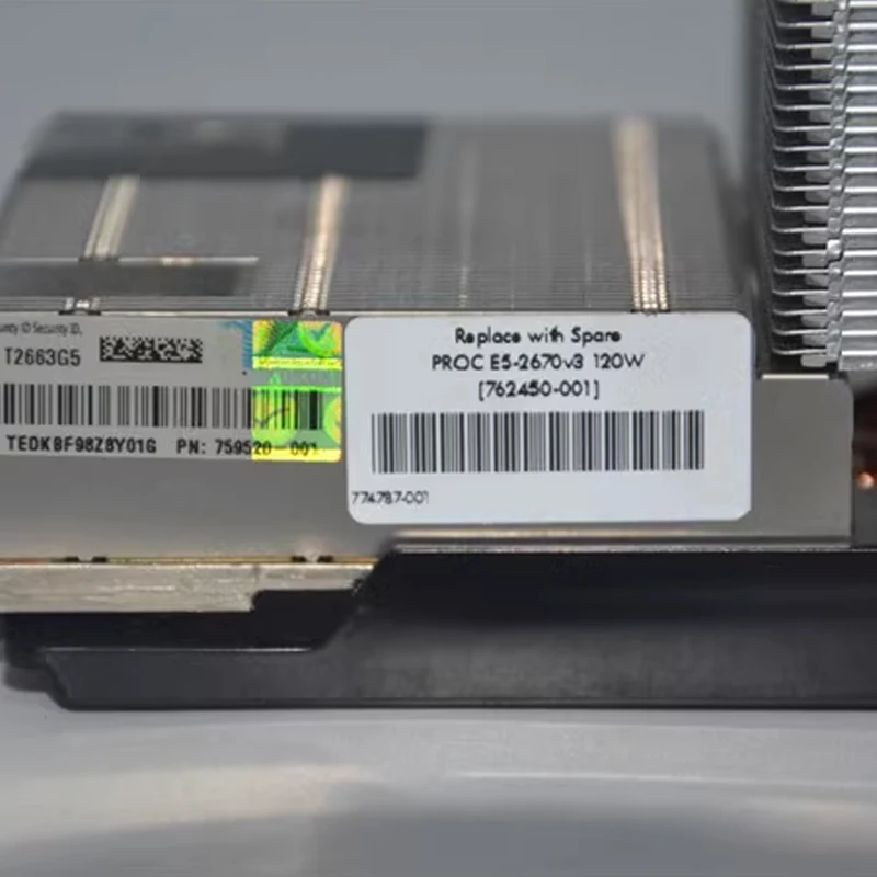 747607 -001 777291 новый оригинальный радиатор для серверного процессора HP DL380 DL388 G9 Gen9 100%