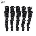 Основания для ламп, 10 шт., черные пластиковые, 3 мм5 мм8 мм, светодиодные лампы, держатель диода черный зажим, рамка, крепление для гнезда