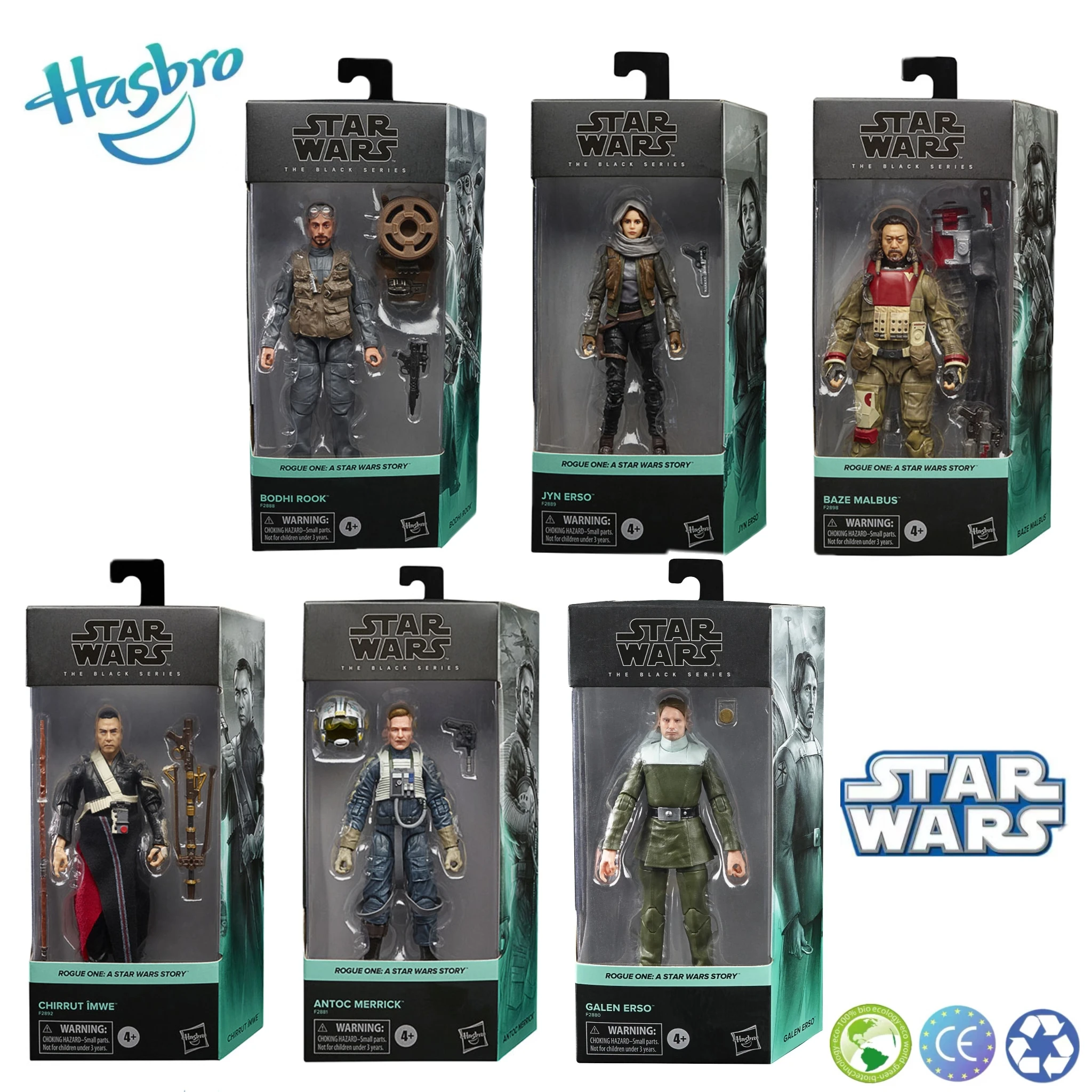 

Star Wars Rogue One Black Series Antoc Merrick GalenErso Baze Malbus Action Figures Toys for Kids with Box 6-Inch-Scale
