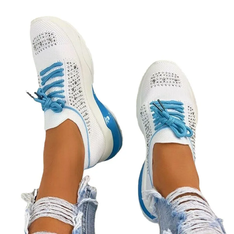 New Sneakers Women‘s Vulcanize Shoes Rhine Ladies Sports Shoes For Women Lace Up Running Walking Women Shoes