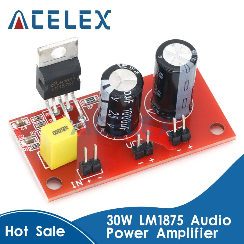 

30W LM1875 Audio Power Amplifier Board Mono Single Channel AMP Amplifiers DC 12-32V