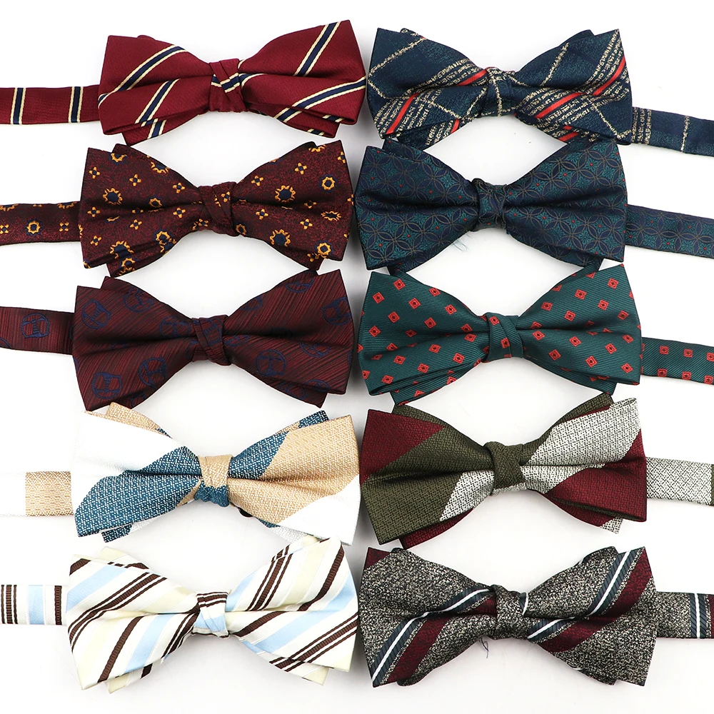 Элегантное искусственное украшение из полиэстера для коричневого полосатого