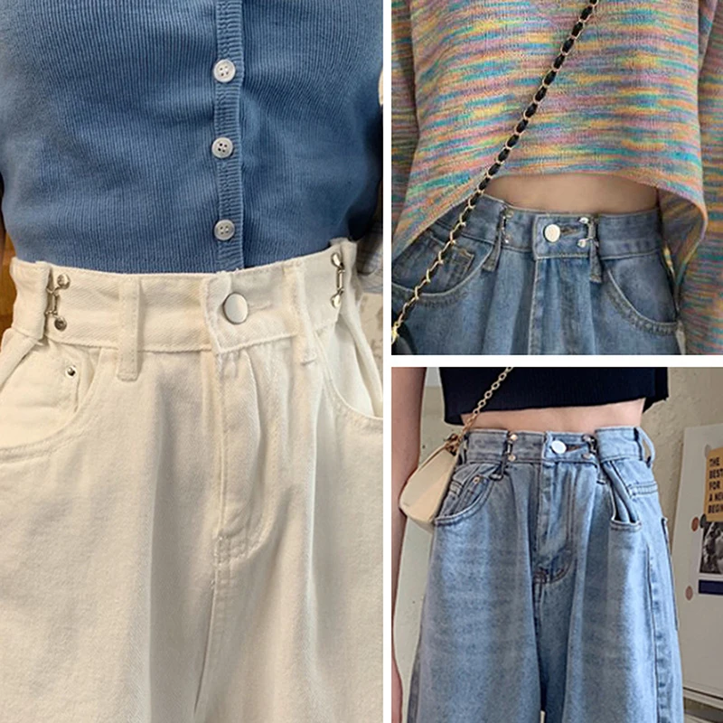 

Women's Brooch Set Tighten Waist Brooches for Women Skirt Pants Jeans Adjustable Waist Clip Metal Pins Clothing Accessories
