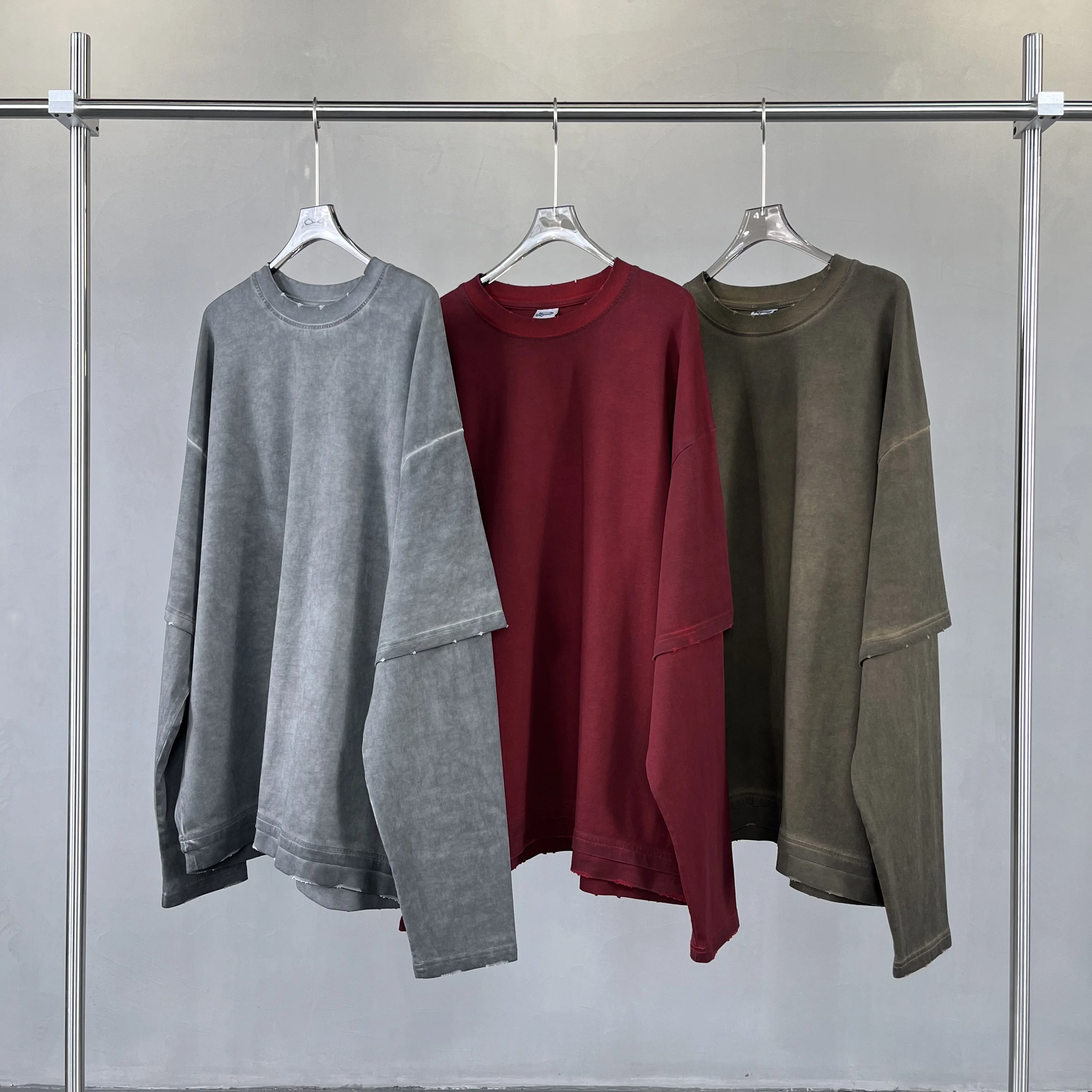 Футболка с длинным рукавом цвет в ассортименте