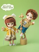 simulation doll toy humanoid little girl sd doll model kawaii birthday gift childrens doll bacm princess bjd surprise doll toys