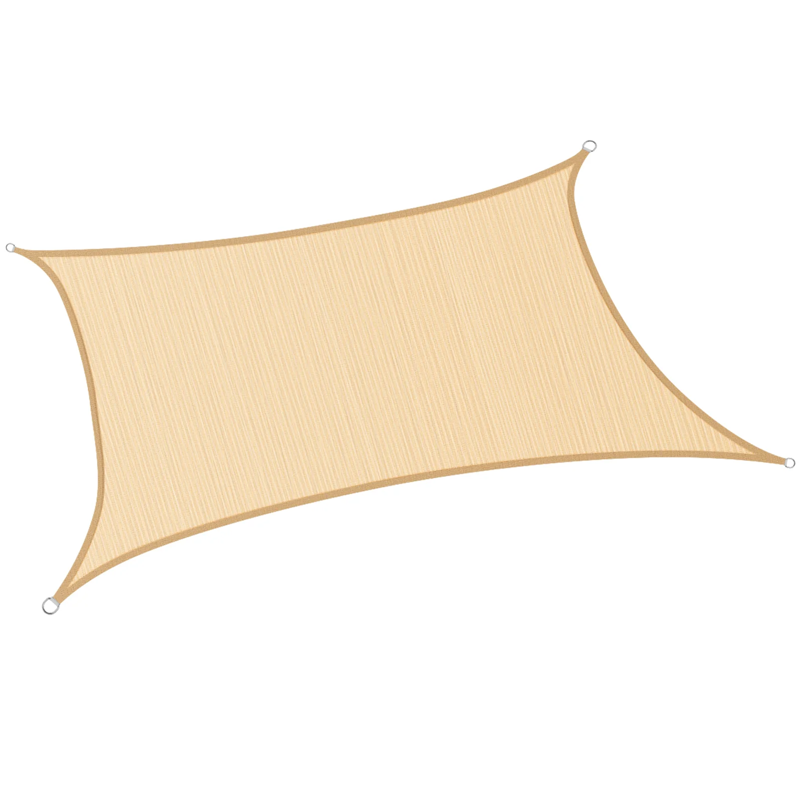 

MOVTOTOP 8x10ft Backyard Cafe Patio Sun Shade Sail Sun Shelter Sun Canopy Deck Awning