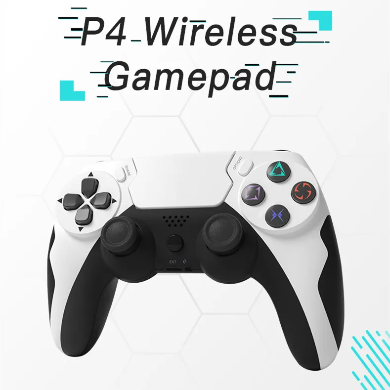 

P4 Wireless WIFI4.0 Gamepad USB Dual Vibration Six-axis Gaming Joystick Gamepad PC Game Controller Charging Game Handle Wireless