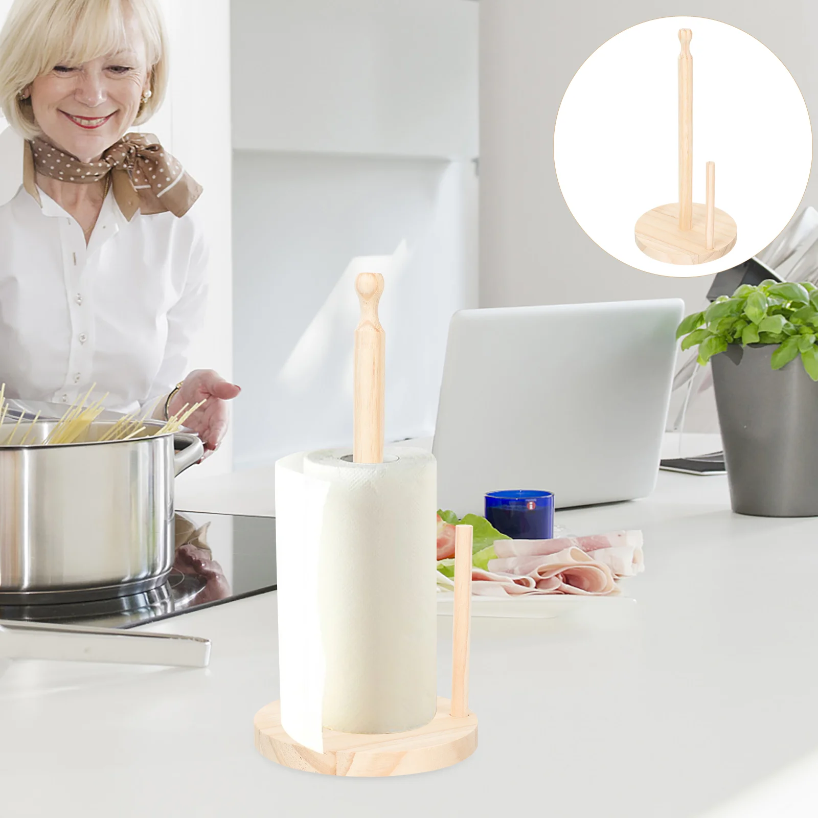 

Kitchen Paper Towel Stand Home Paper Towel Holder Roll Paper Holder for Kitchen