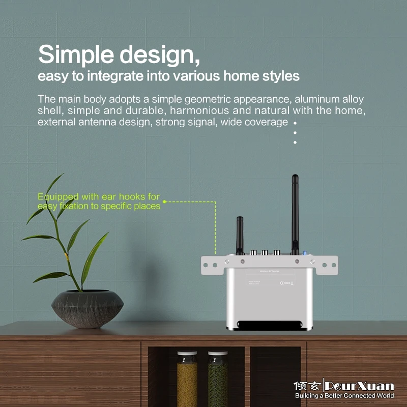 2 4 футов беспроводной AV-передатчик приемник 300 ГГц ИК дистанционный удлинитель м