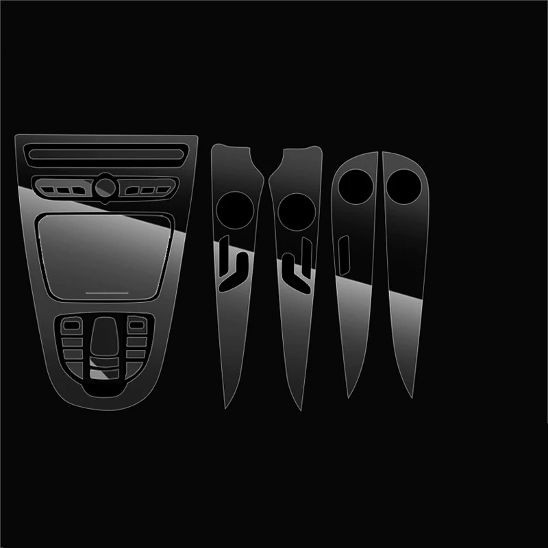 

For Mercedes Benz E Class E200 E260 E300 2016-2018 TPU Film Interior Sticker Center Console Gear Door Windows Car Accessories