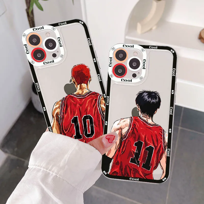 

YNDFCNB Slam Dunk Phone Case for iPhone 11 12 13 Mini Pro Max 14 Pro Max Case shell