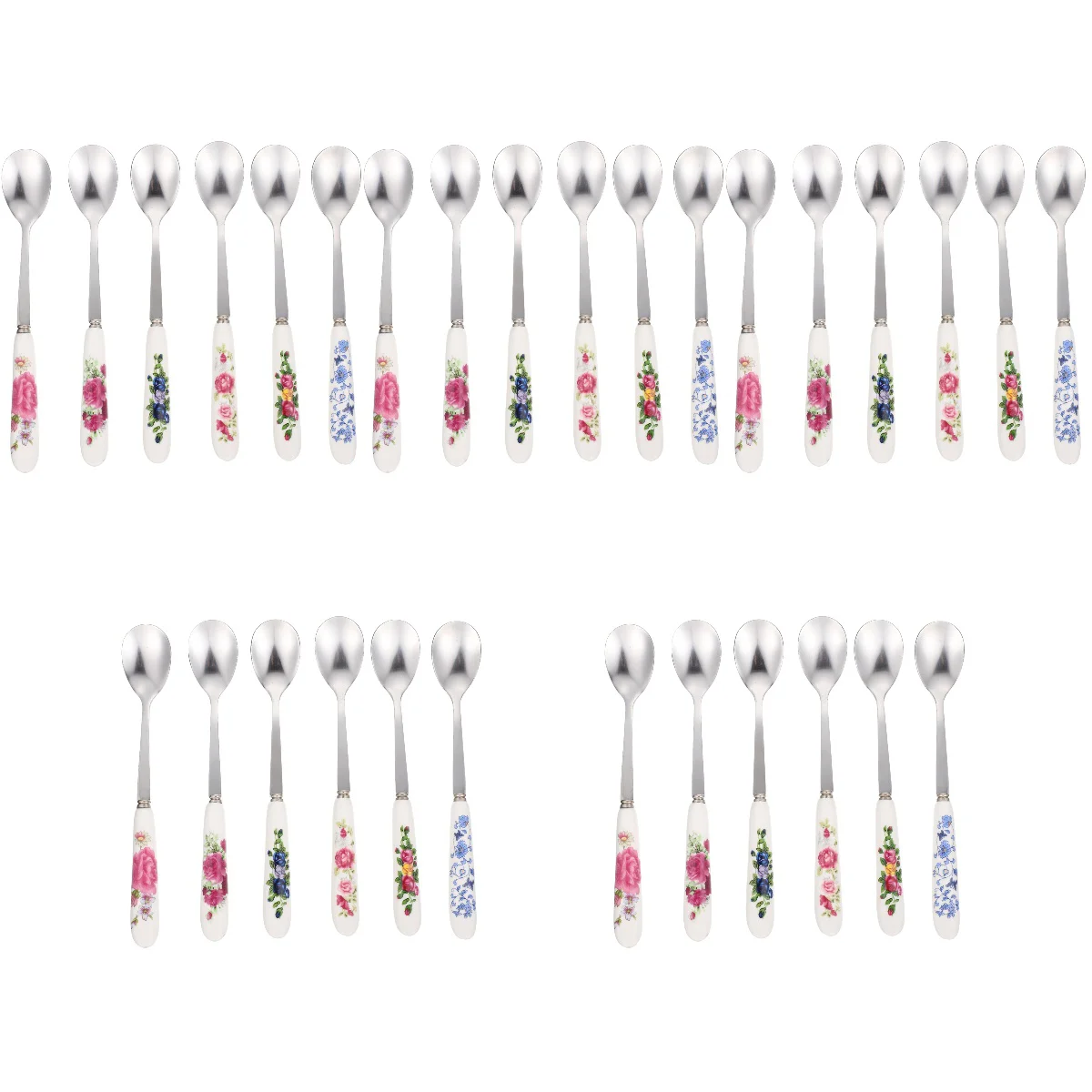 

30 ложек, искусственная ложка для смешивания кофе, десертная ложка для десертов, ресторана, кухни