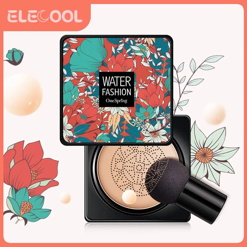 

1Set Air Cushion BB Cream With Mushroom Head CC Cream Moisturizing Long Lasting Concealer Light-weight Foundation Cream TSLM1