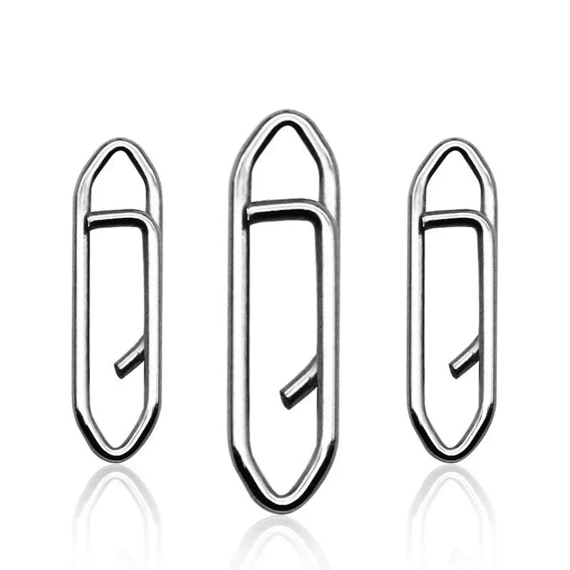 

Return Pin Strong Pulling Force Stainless Steel Fishing Connector, Quick Home Fishing Hooks, Smooth Sliding, 2Pcs