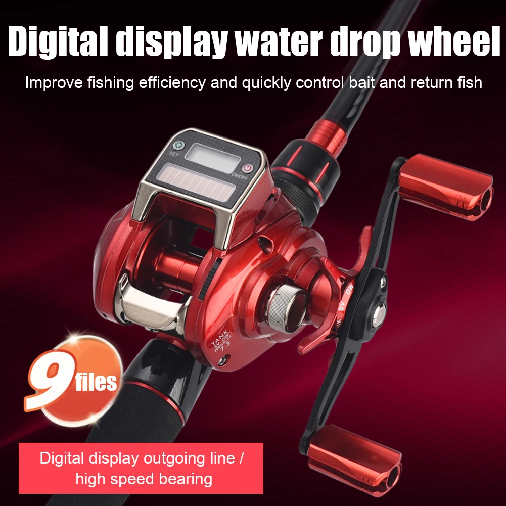 

7.3/1 19+1BB Digital 5kg Braking Force Low Profile Baitcasting Fishing Reel