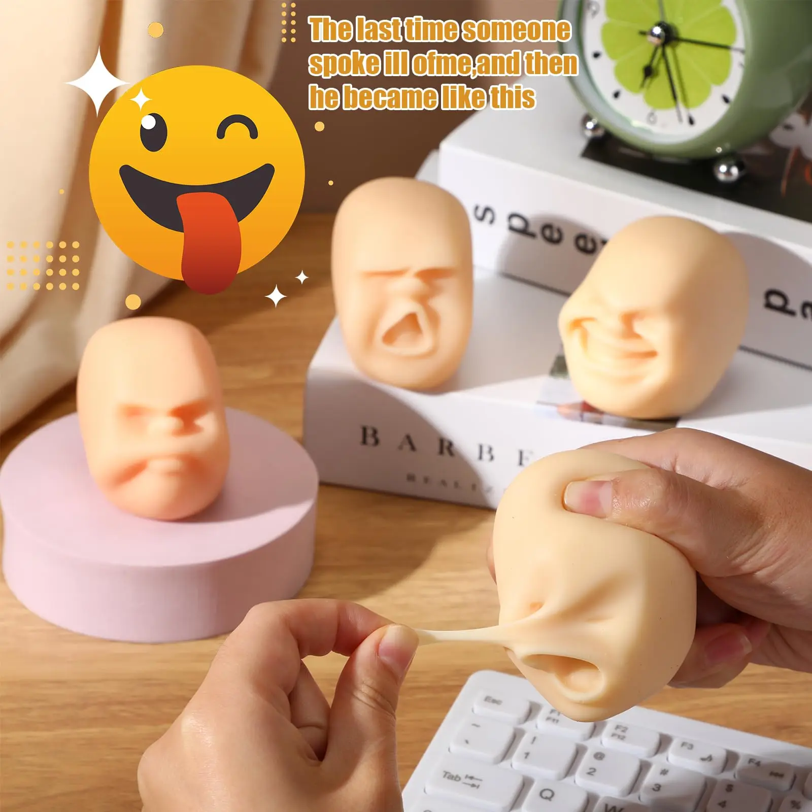 Забавные шарики для эмоций человеческого лица сенсорная игрушка снятия стресса